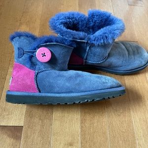 Pink and Purple Short Uggs